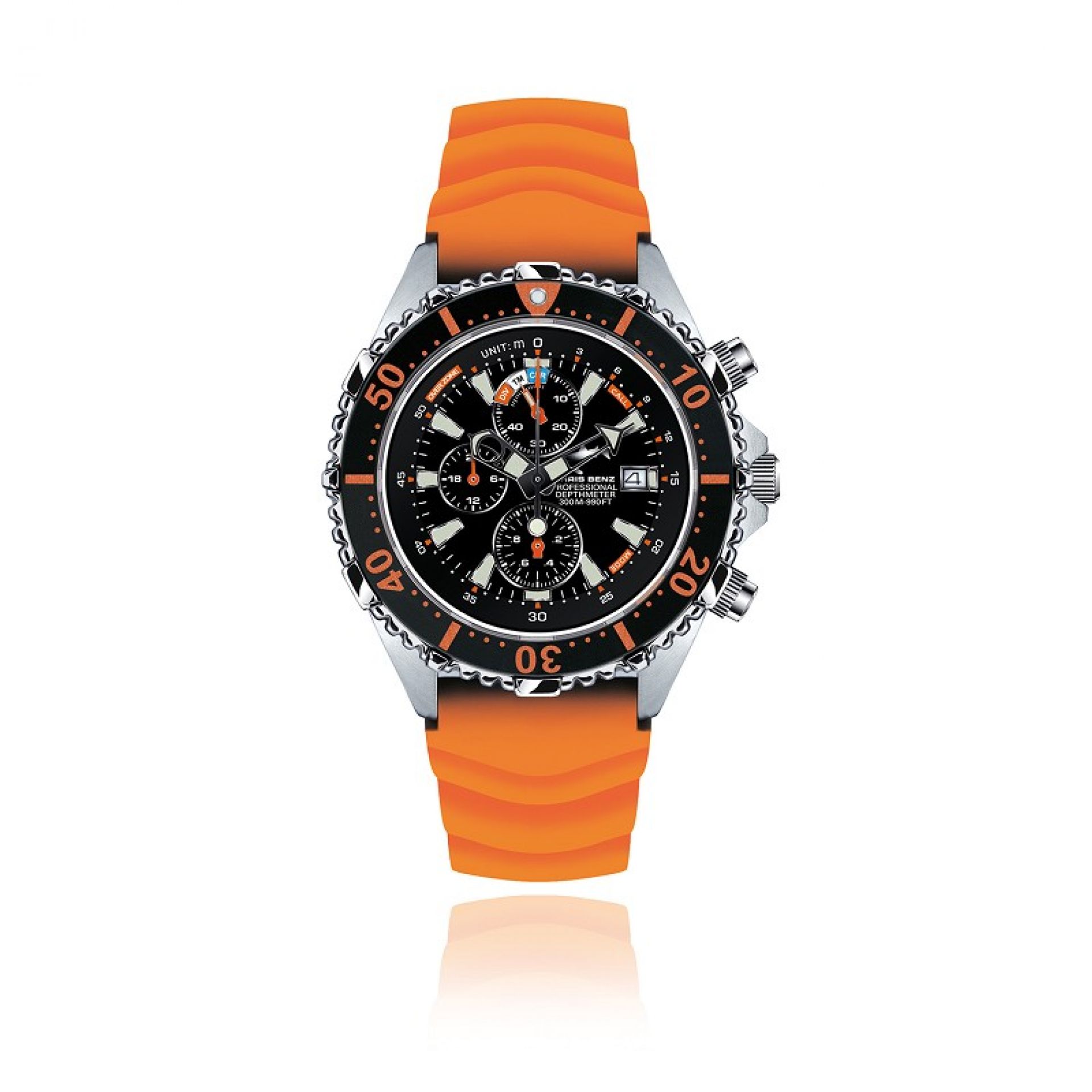 Zegarek Chris Benz Depthmeter Chronograph 300M CB-C300-O-KBO
